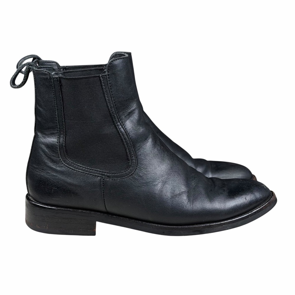 Thursday Boot Company‎ Duchess Chelsea Boots Black Leather Women's Sz 7 Pull On